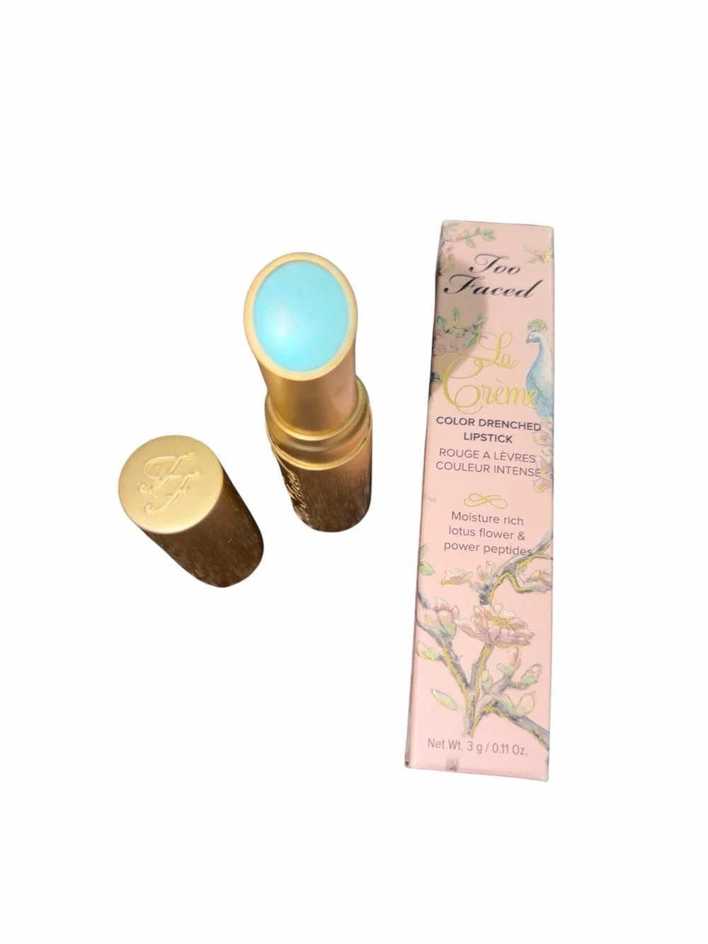 NWB Too Faced La Crème Color Drenched Lipstick Unicorn Tears Discontinued
